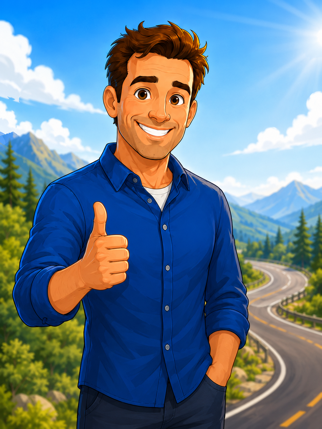 DuplicateMike cartoon character